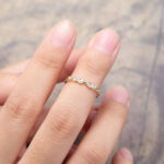 Pattiring Delicate Yellow Gold Wedding Band -1
