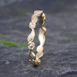 Pattiring Delicate Yellow Gold Wedding Band -3