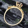 Pattiring Unique Morganite Yellow Gold Engagement Ring -5