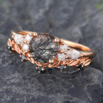Black Color Stone Ring