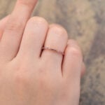 Baguette Cut Amethyst Wedding Band Half Eternity Anniversary Ring