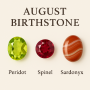 August Birthstone