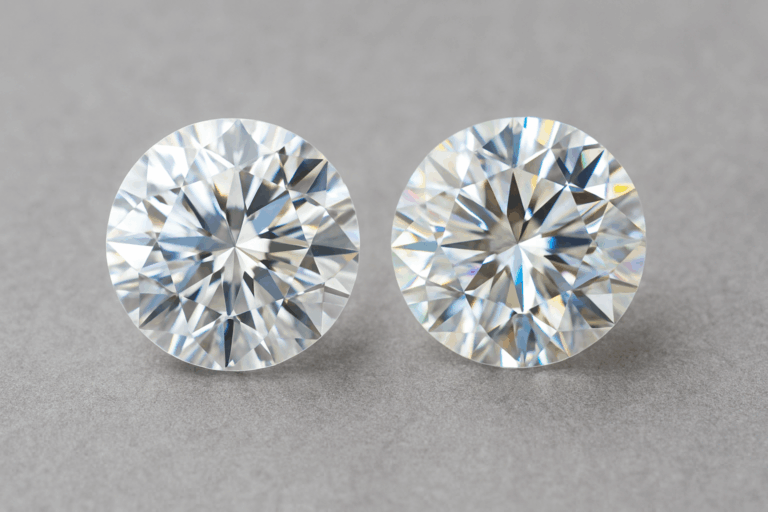 simulated diamond vs moissanite