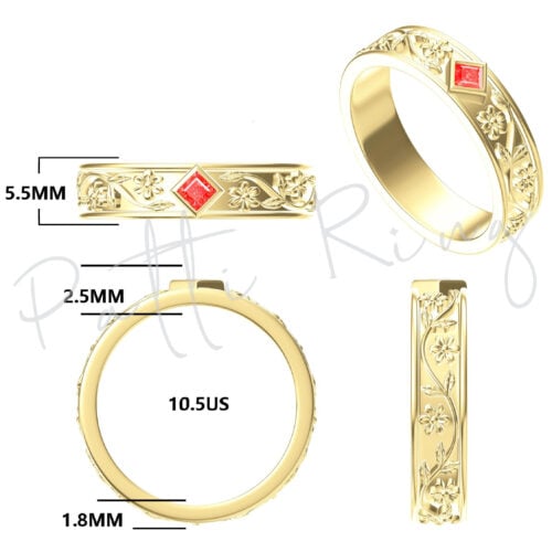Different perspectives of golden rings