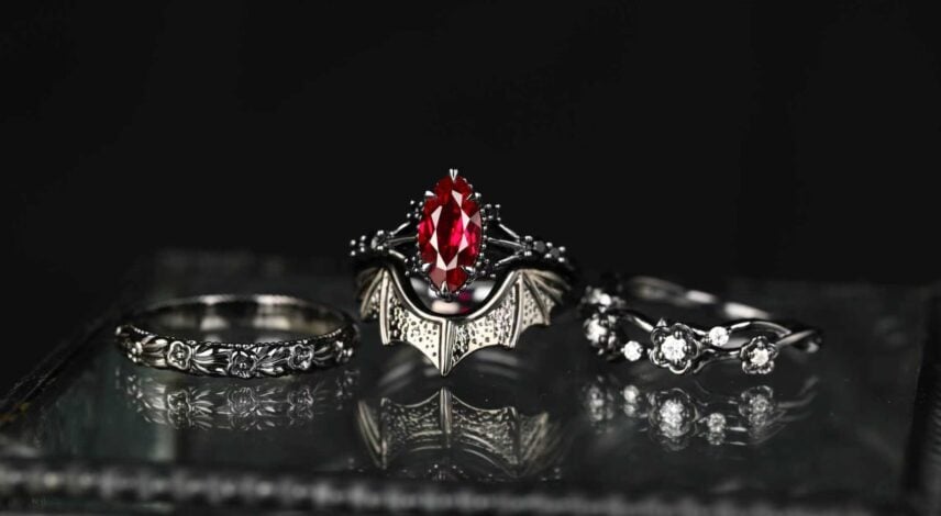 black gold rings black gold rings