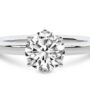 Platinum engagement ring