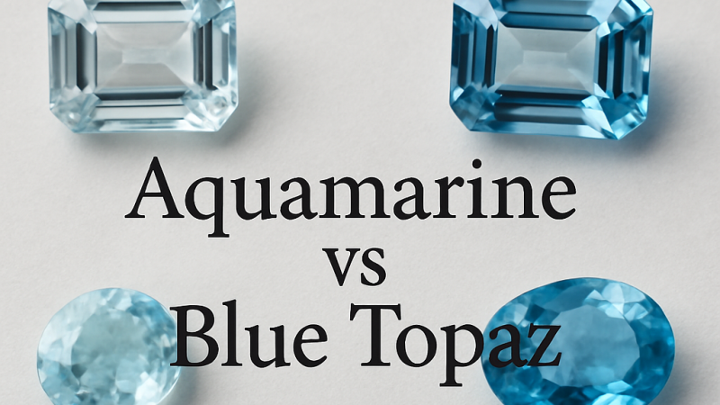 Aquamarine vs Blue Topaz: Understanding Their Differences and Appeal