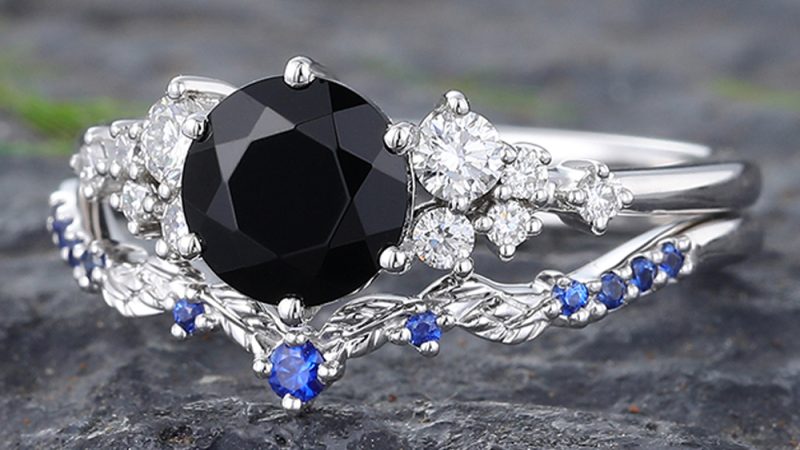 Black Color Stone Ring: A Bold and Timeless Statement