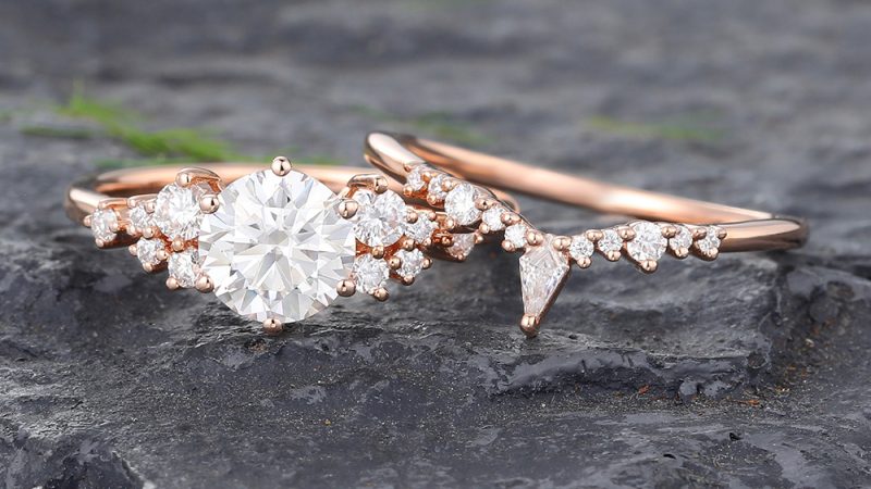 Moissanite Bridal Ring Sets